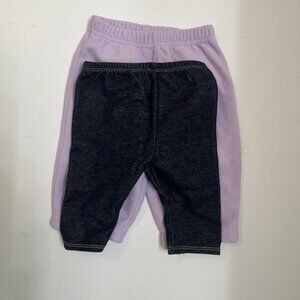 Infant Girl's pants 2 pairs